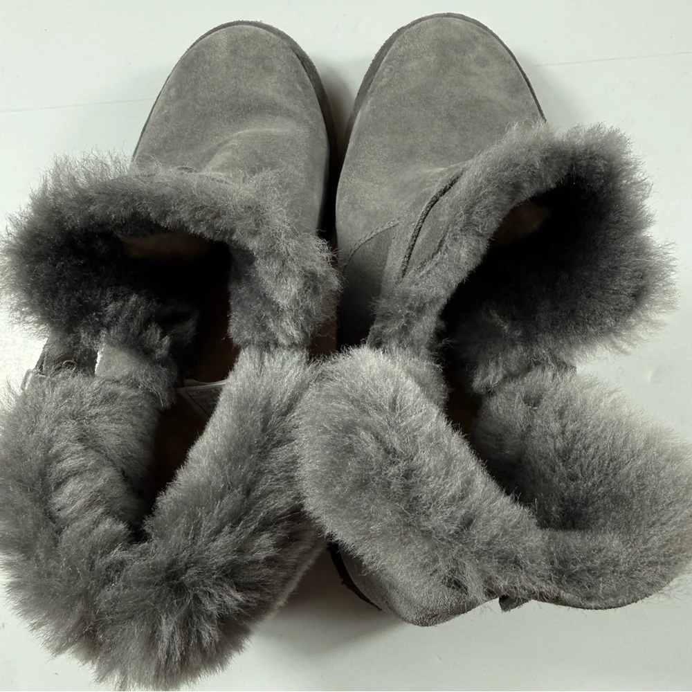 UGG Elisa Suede Sheepskin lined booties, 7